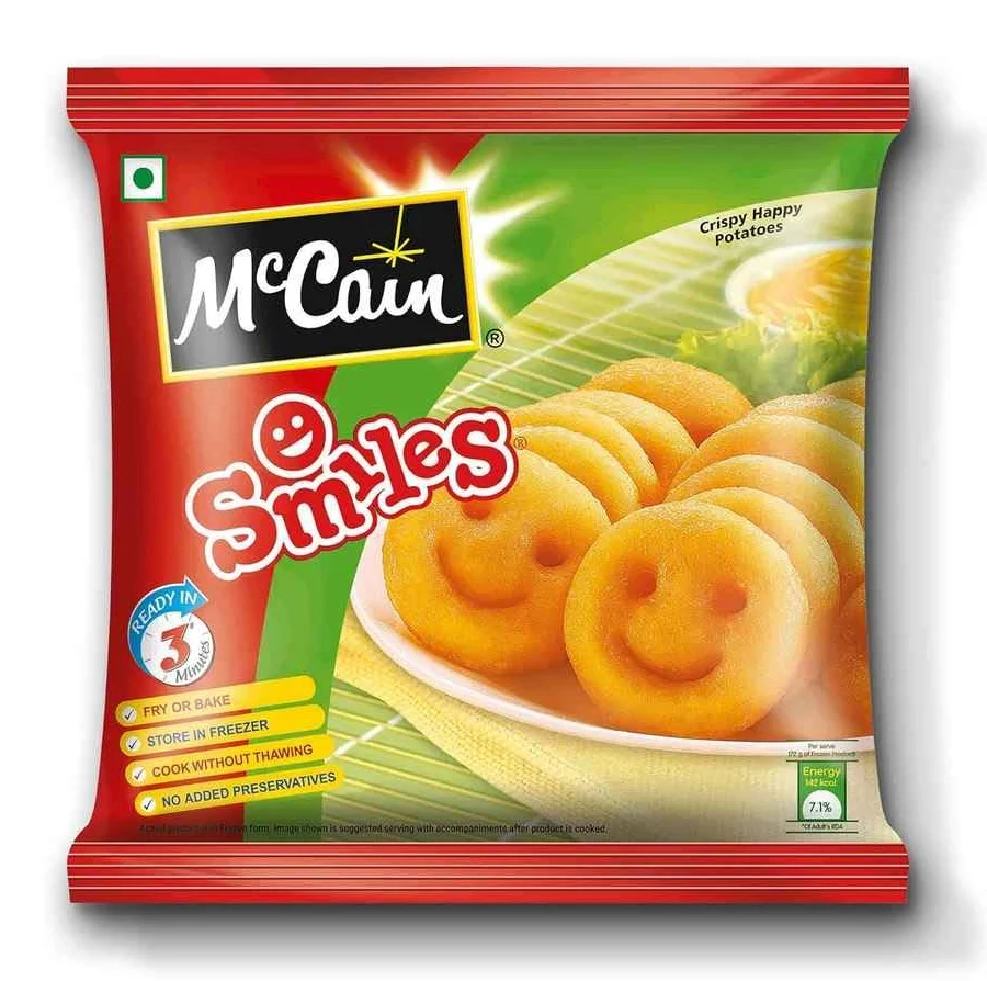 McCain Smiles Crispy Happy Potatoes, 1.25 kg